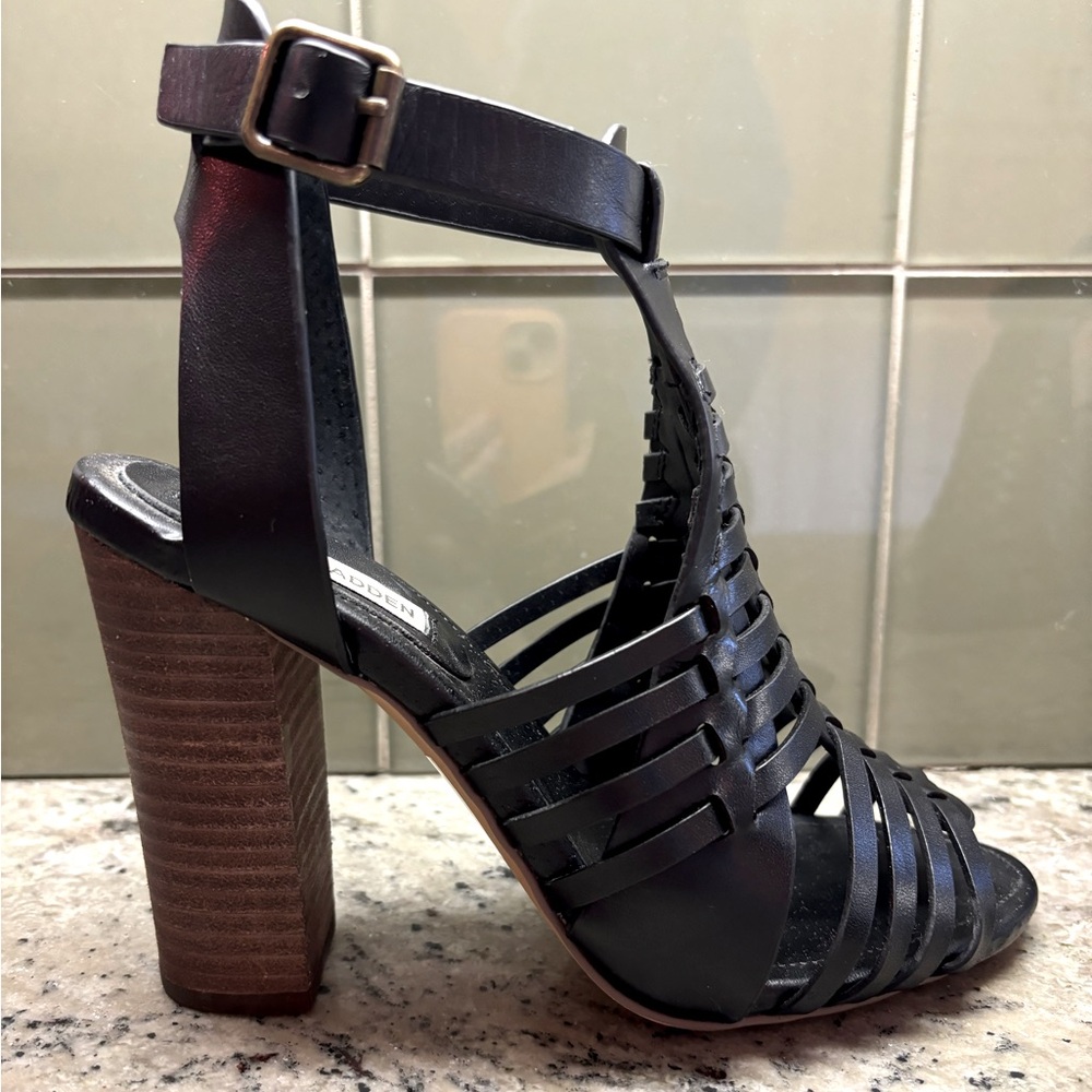 Steve Madden Santeria Heels - Black